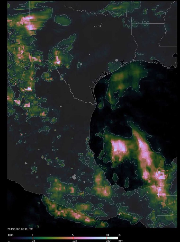 IMERG image of 91L