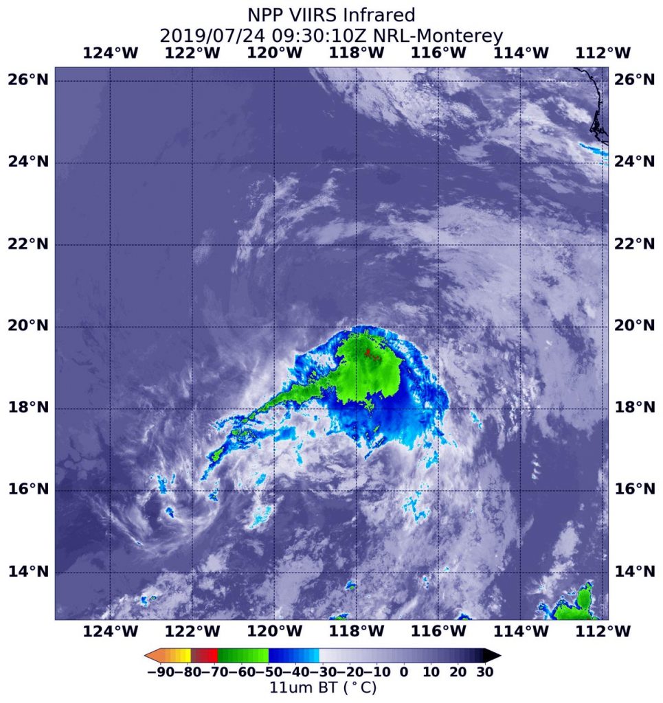 Suomi NPP image of Dalila