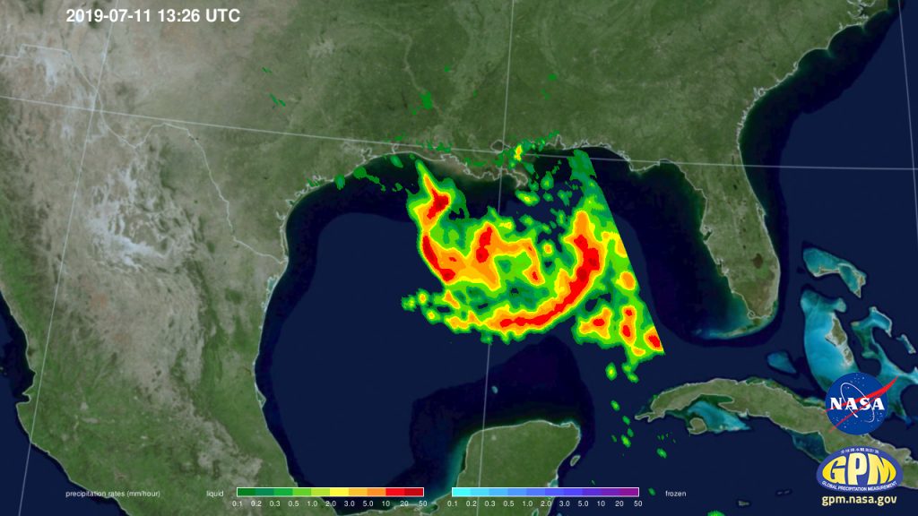 GPM image of Barry