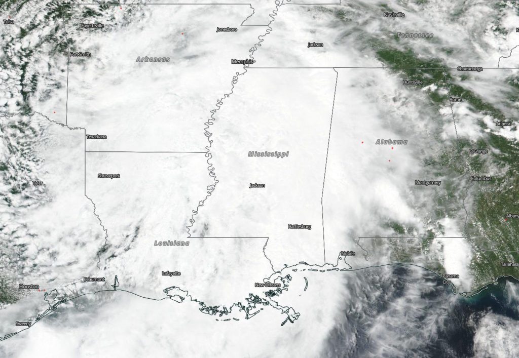  Suomi NPP image of Barry