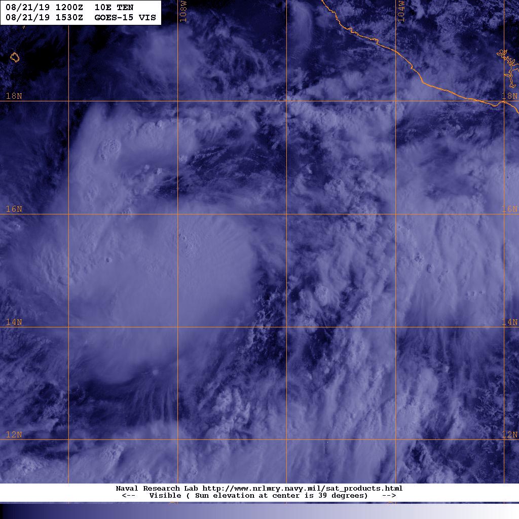 GOES image of 10E