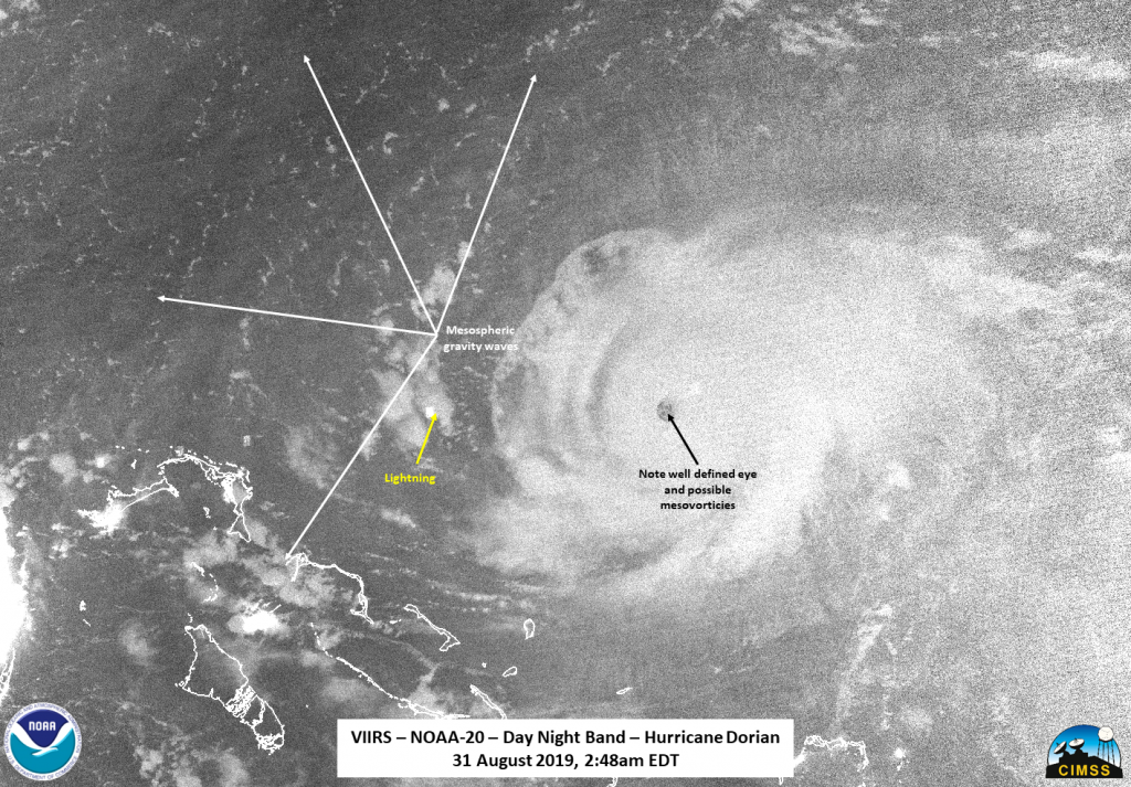 NOAA-20 image of Dorian