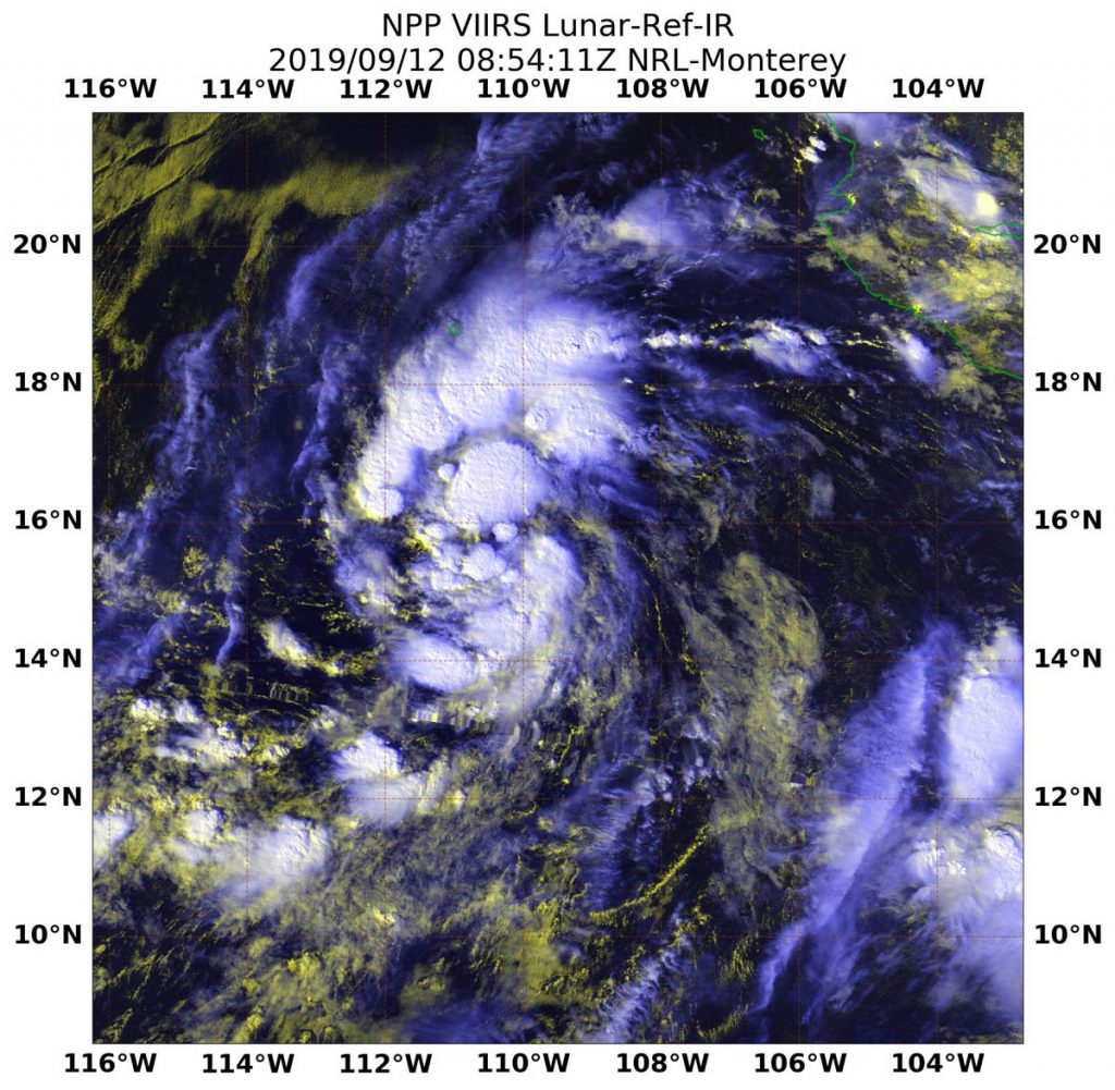 Suomi NPP image of Kiko