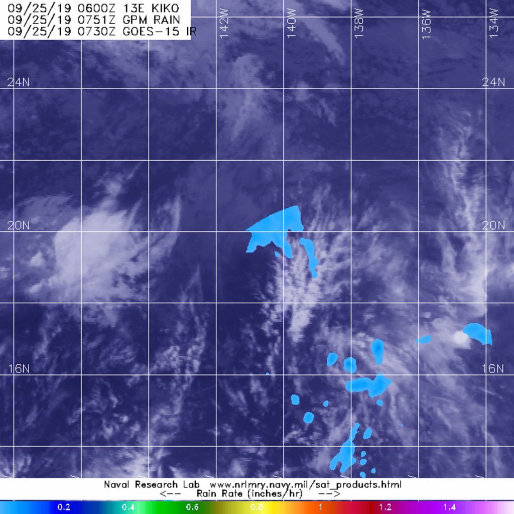 GPM image of Kiko