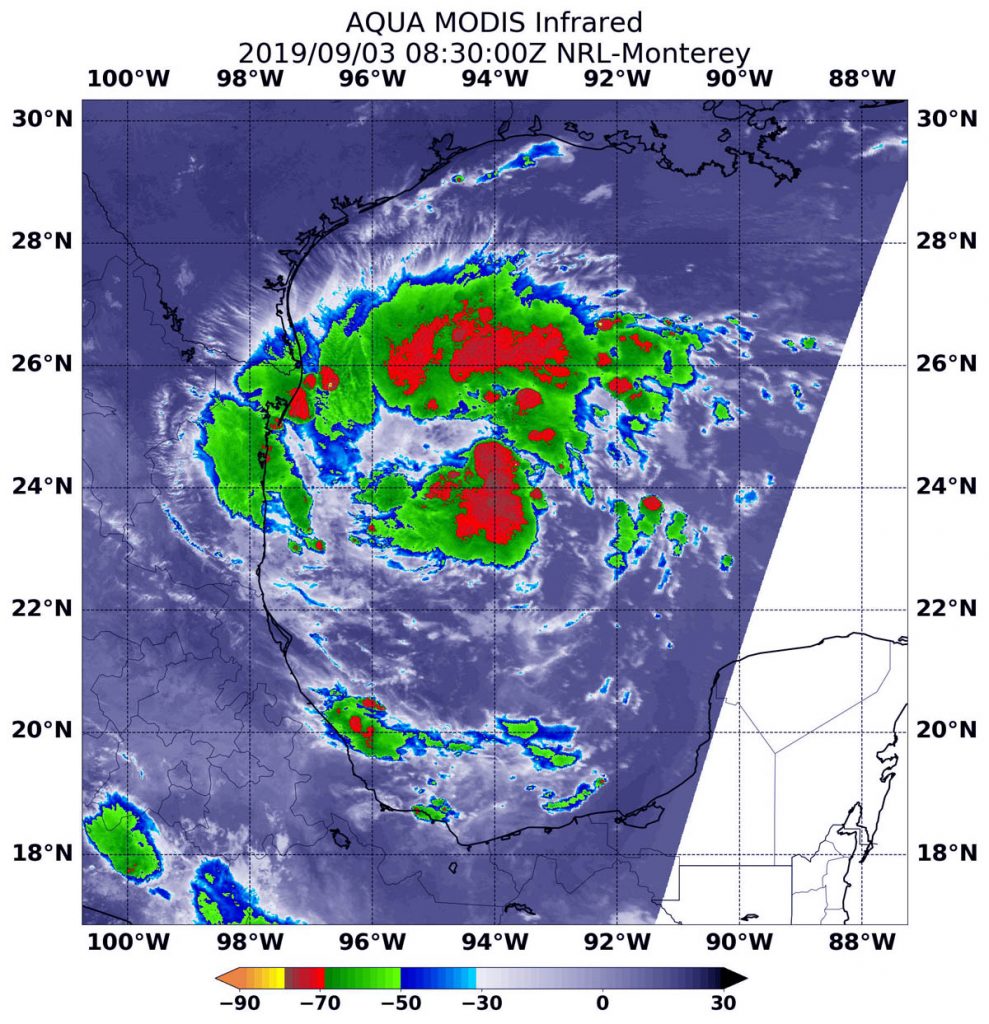 MODIS image of TD7