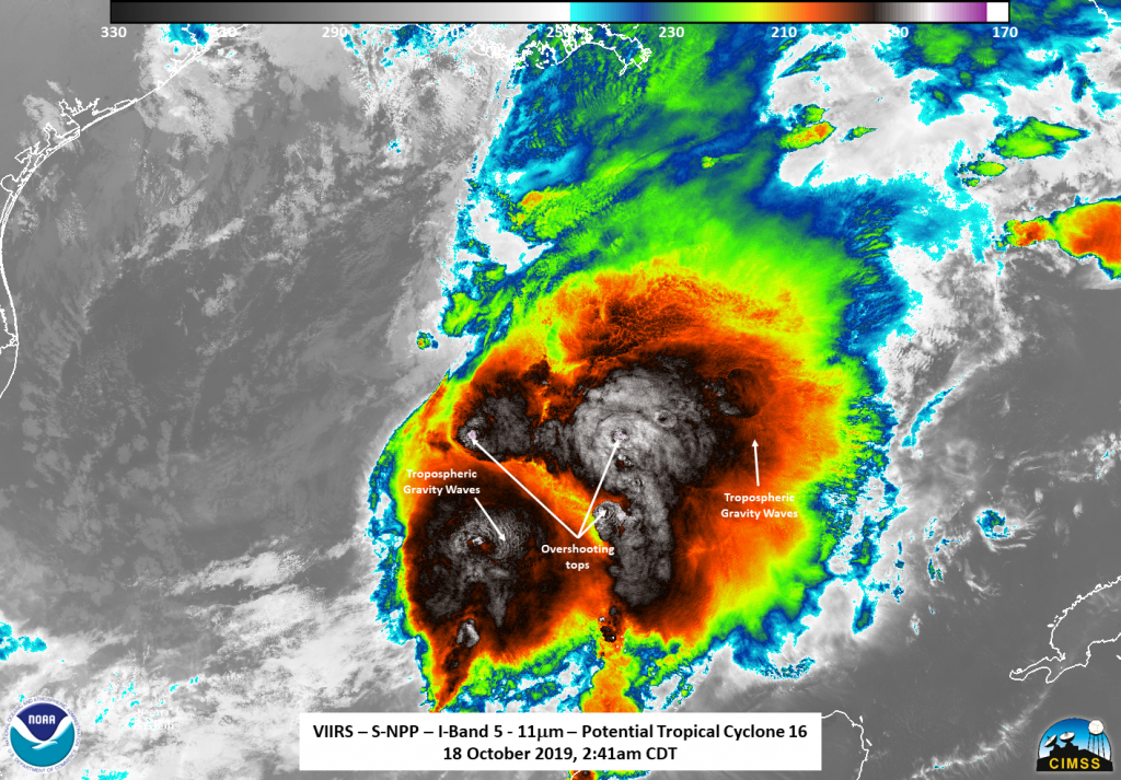 Suomi NPP image of Nestor