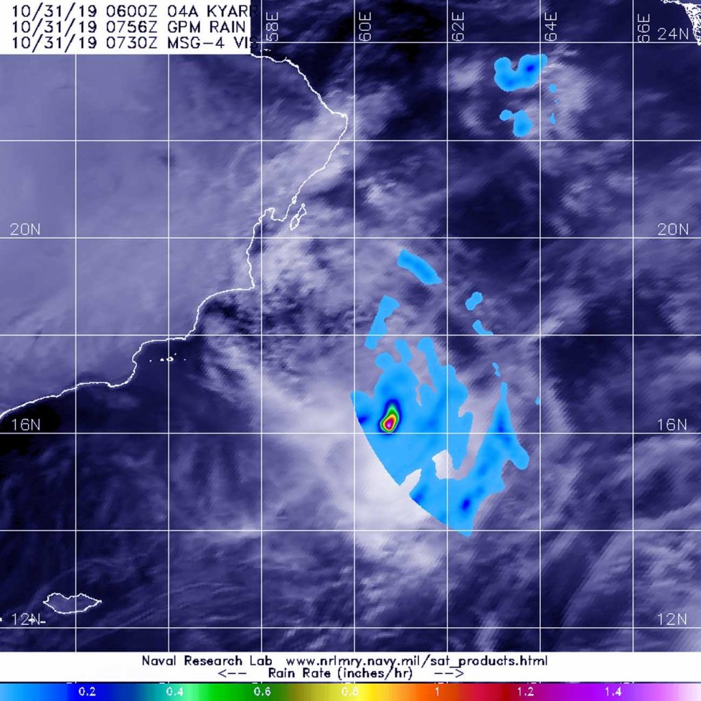 Post Tropical Cyclone Olga 2019