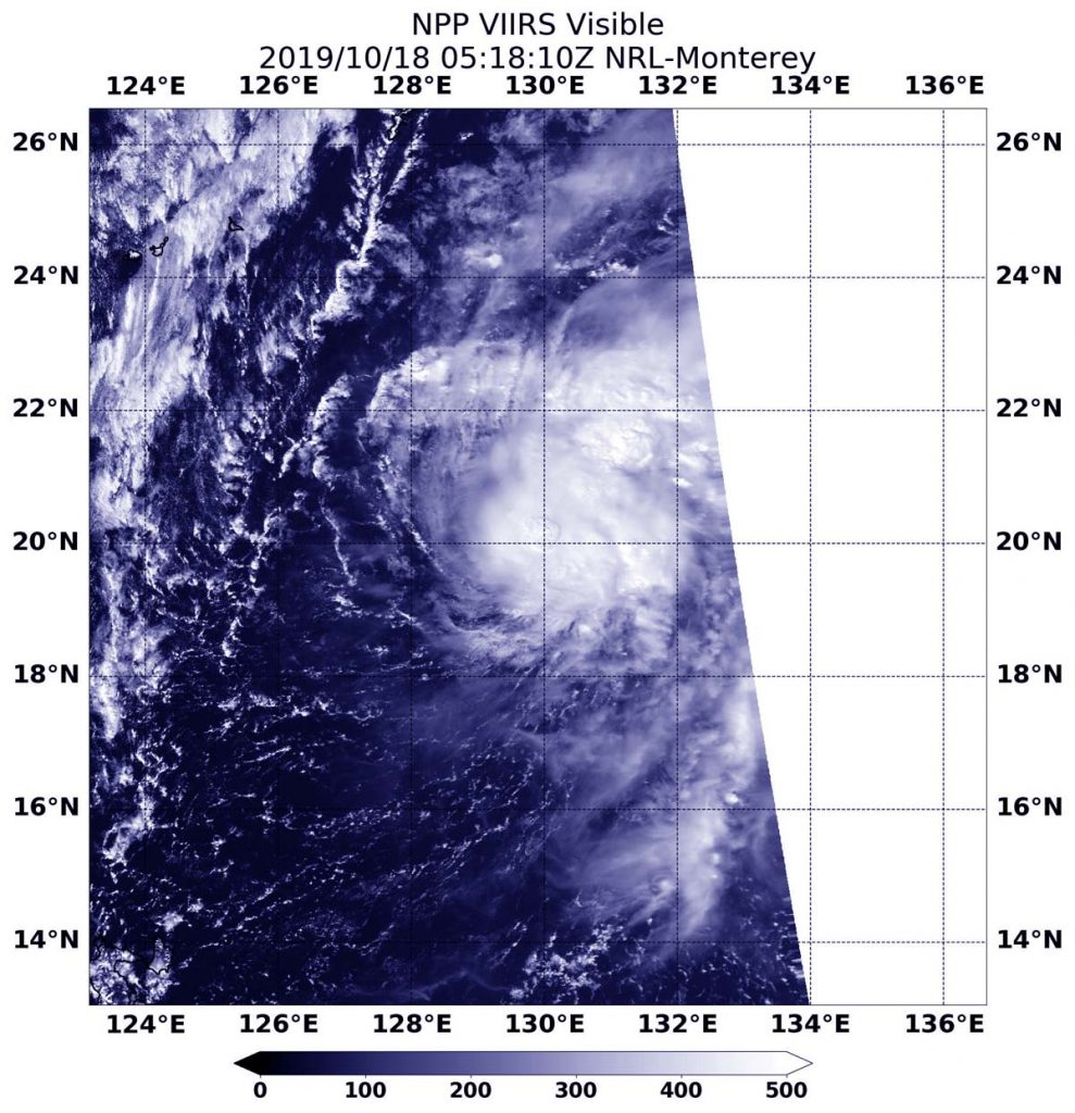 Suomi NPP image of Neoguri