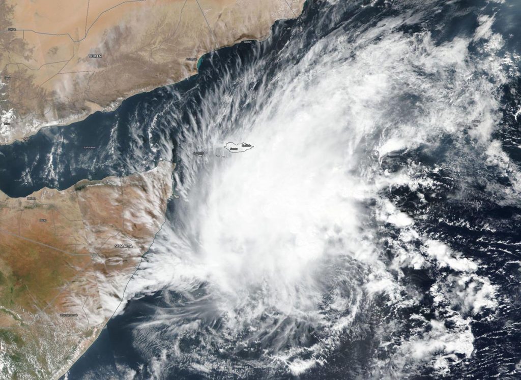 Suomi NPP image of Tropical Cyclone 06A