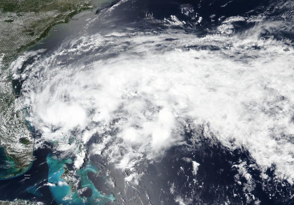 Suomi NPP image of Arthur