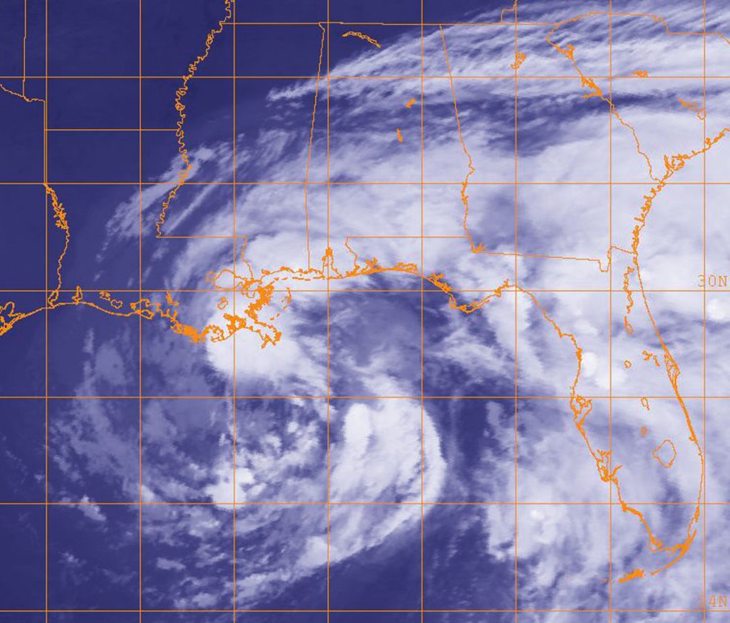 GOES-East image of Cristobal