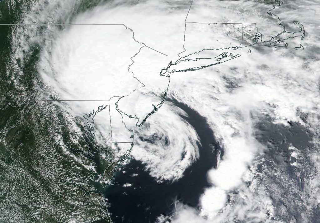 Suomi NPP image of Fay