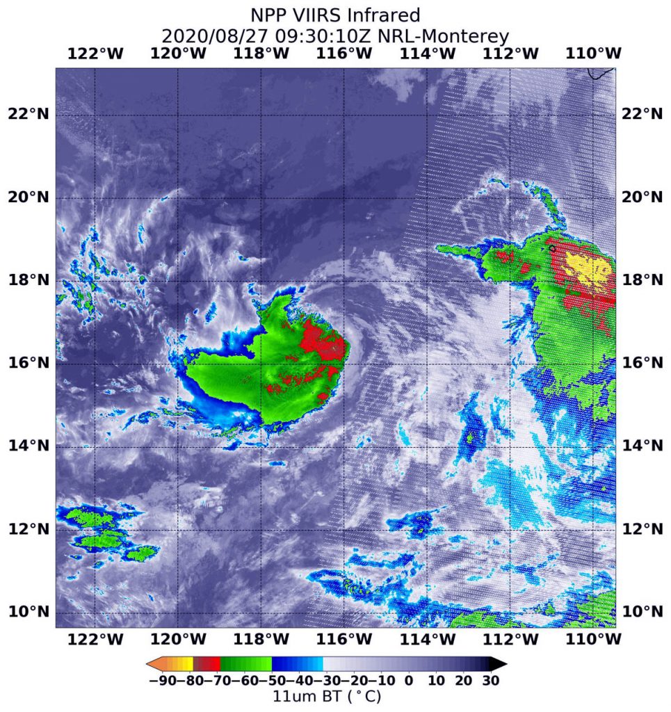 Suomi NPP image of Iselle