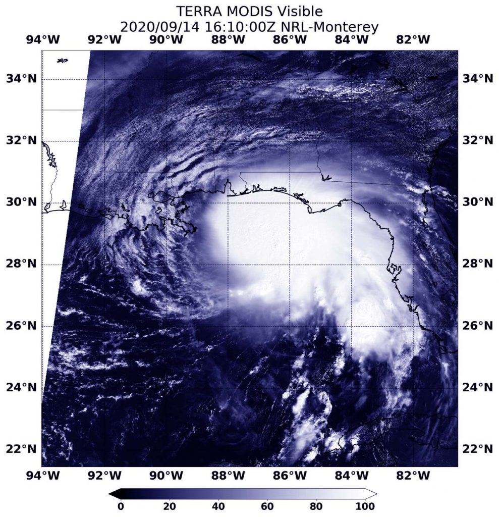 Terra image of Sally