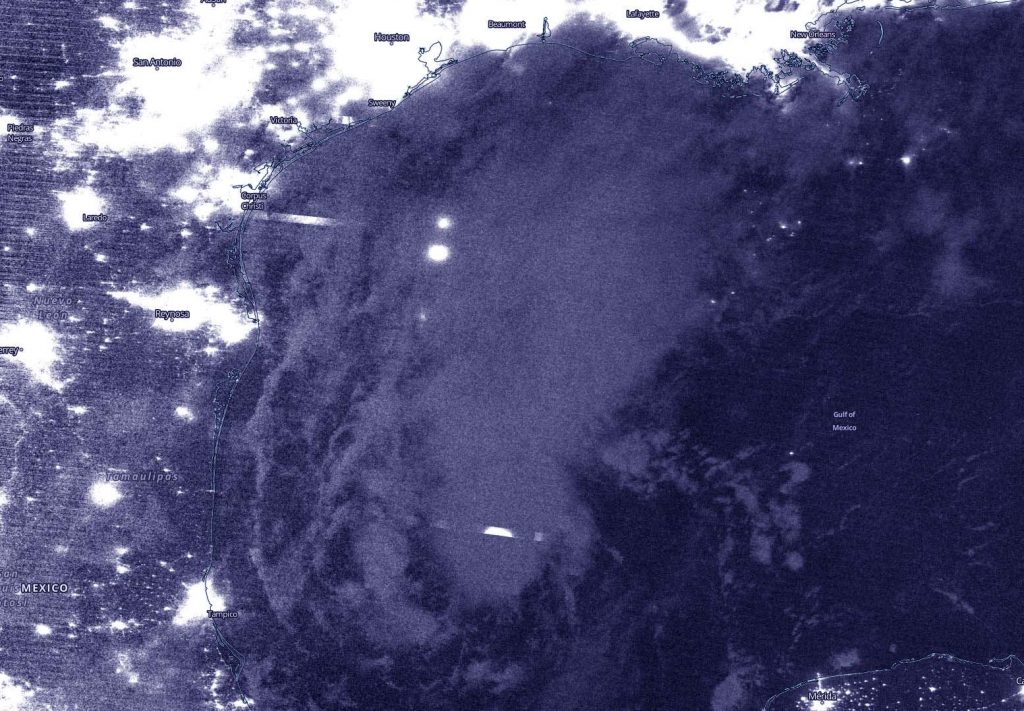 Suomi NPP Image of TD22 in the Gulf