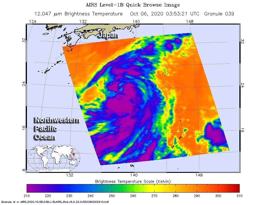 AIRS image of Chan-hom