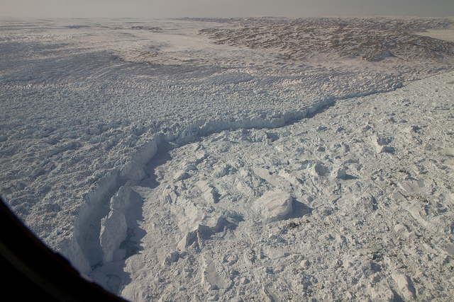 Jakobshavn Glacier calving front