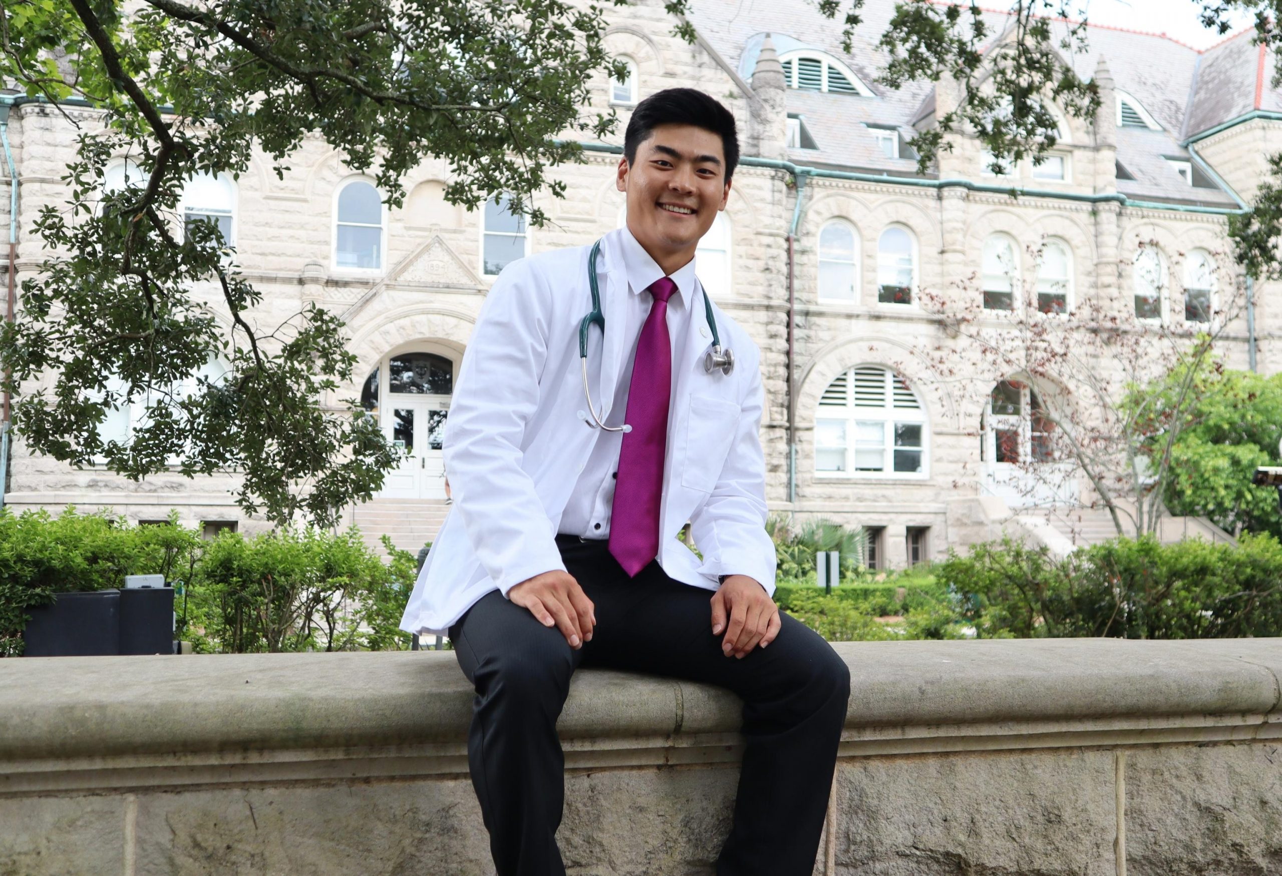 'Every day this summer, I’m excited to get out of bed and learn more about the effects of spaceflight on the human body. Who knows? Maybe I’ll be a flight surgeon one day,’ Alex Suh, Cardiovascular and Vision Intern at NASA’s Johnson Space Center, said. (NASA/Alex Suh).