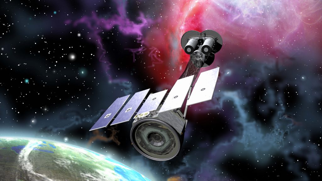 NASA's Imaging X-Ray Polarimetry Explorer spacecraft