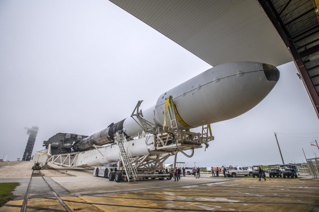 IXPE rollout at Kennedy Space Center