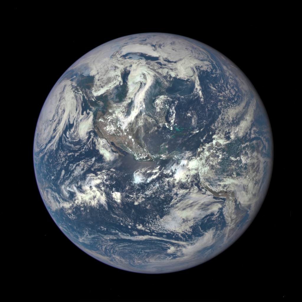 Earth as photographed by DSCOVR