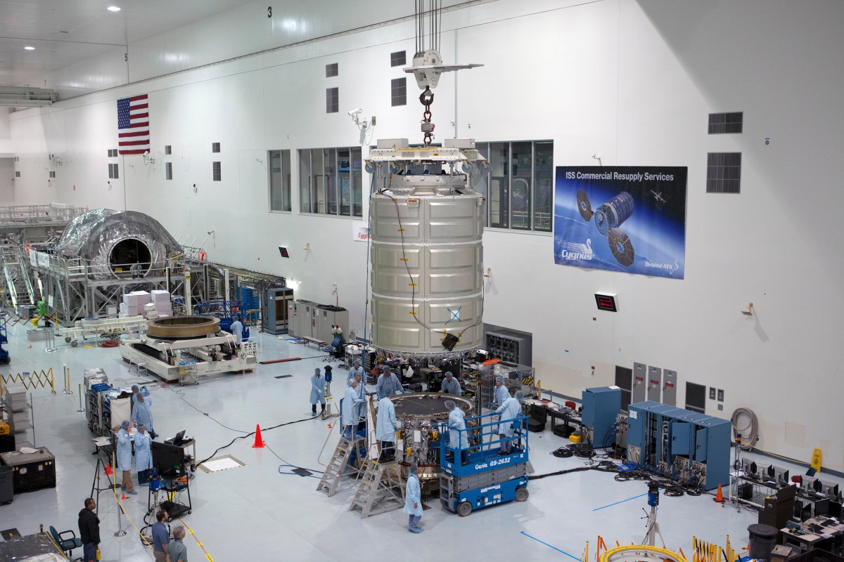 Cygnus Joined to Service Module