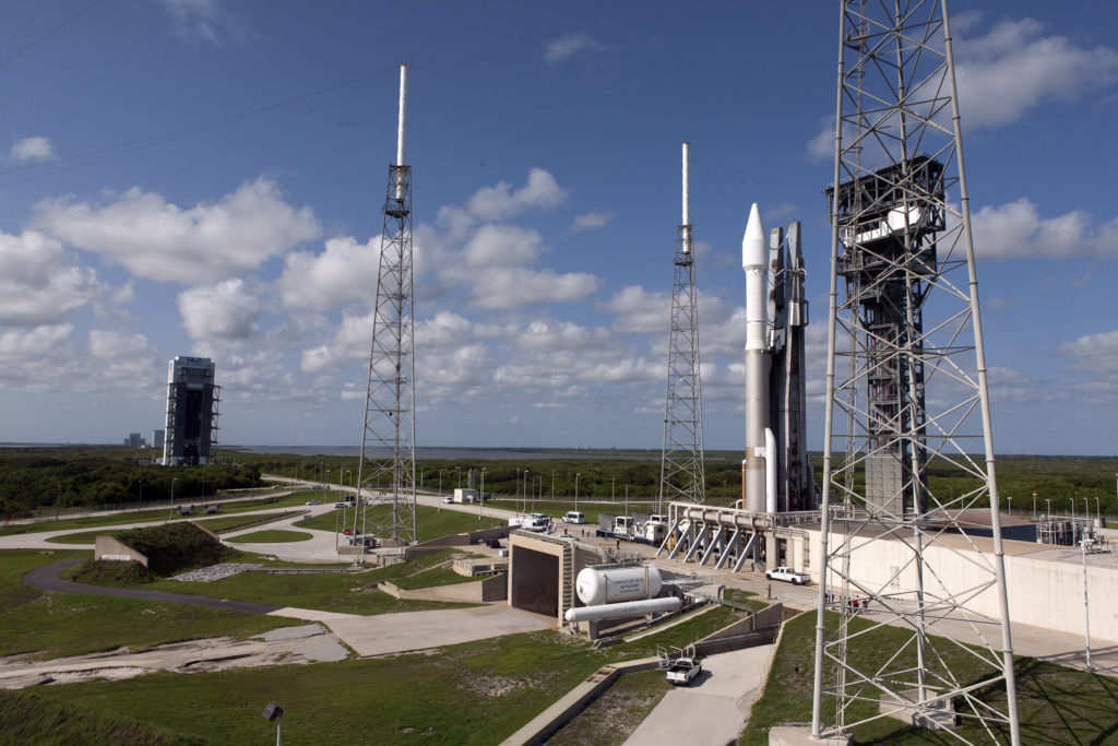 OSIRIS-REx rollout to the Pad 41 for the upcoming launch.