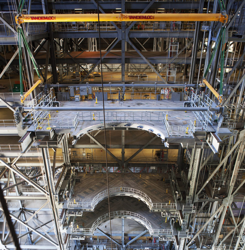 Platform C South Installed in Vehicle Assembly Building at NASA's Kennedy Space Center in Florida.