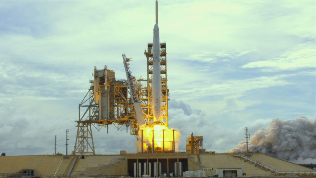 The SpaceX Falcon 9 rocket lifts off from Launch Complex 39A at NASA's Kennedy Space Center in Florida carrying a Dragon spacecraft packed with supplies for the International Space Station. This is the company's eleventh commercial resupply mission to the orbiting laboratory.