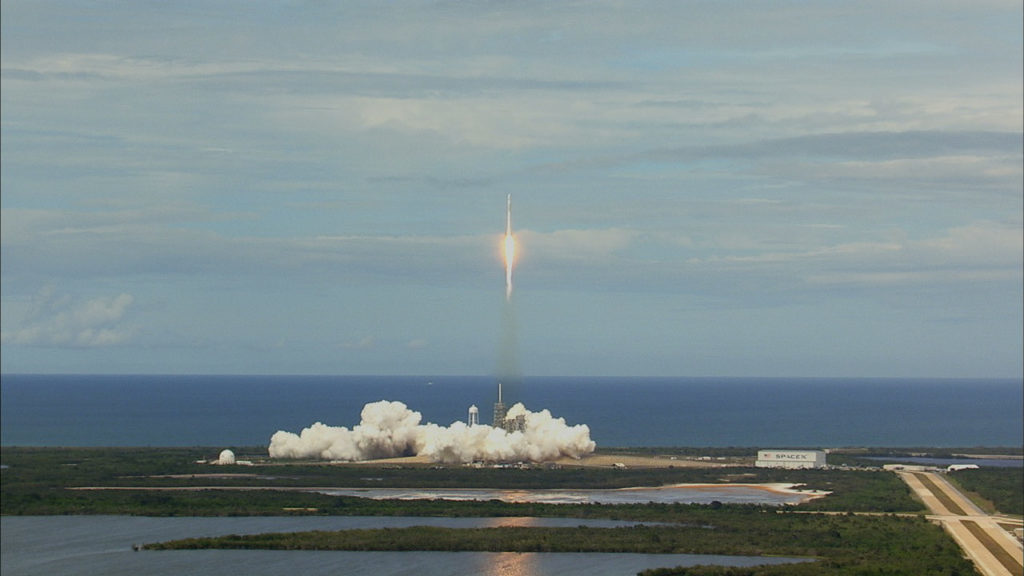 Liftoff of SpaceX CRS-11 in June 2017.