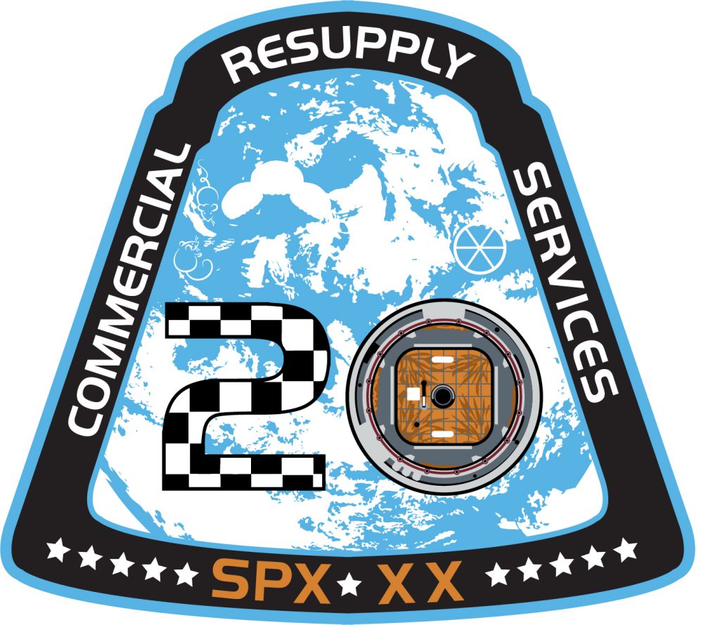 SpaceX CRS-20 mission patch.