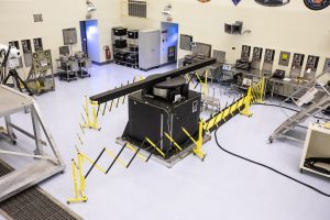 The spin table, one of the crucial hardware elements that will be utilized to process the Mars 2020 rover, is photographed inside the Payload Hazardous Servicing Facility at NASA’s Kennedy Space Center in Florida on Nov. 22, 2019. 