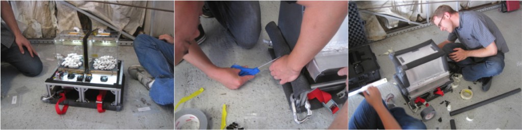 Assembling the Box of Rocks Experiment