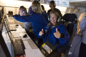 NASA Deputy Administrator Dava Newman flies aboard the Stratospheric Observatory for Infrared Astronomy (SOFIA) Photo Credit: U.S. Embassy New Zealand/ Ola Thorsen