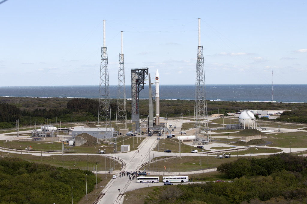 OA-6/Atlas V being rolled out to Pad 41 for launch.