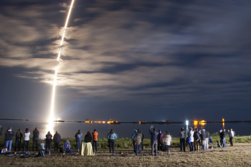 Cygnus Orbital ATK OA-6 on a ULA Atlas V Rocket launches from Pad 41 at Cape Canaveral Air Force Station (CCAFS).