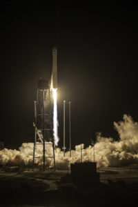 The Orbital ATK Antares rocket, with the Cygnus spacecraft on board, launches from Pad-0A, Monday, Oct. 17, 2016 at NASA's Wallops Flight Facility in Virginia. Orbital ATK’s sixth contracted cargo resupply mission with NASA to the International Space Station is delivering over 5,100 pounds of science and research, crew supplies and vehicle hardware to the orbital laboratory and its crew. Photo Credit: (NASA Wallops/Patrick Black)