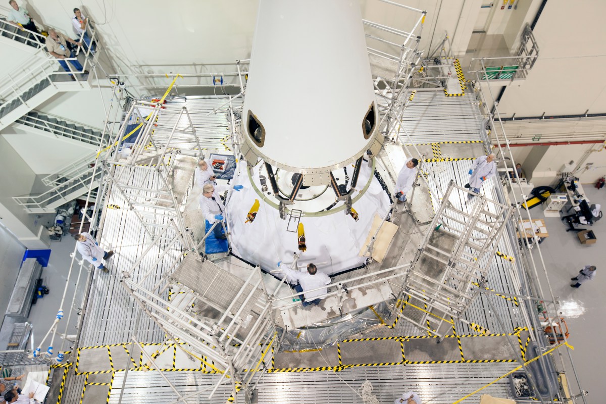 Launch Abort System Installed for Orion Mission