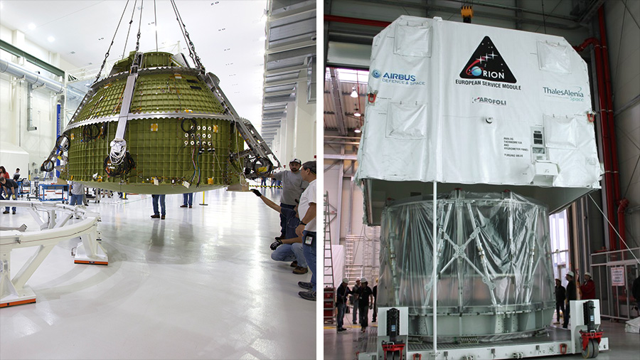 The Orion Crew Module and Service Module