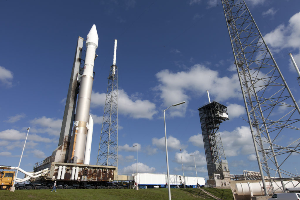 OSIRIS-REx rollout to the Pad 41 for the upcoming launch.