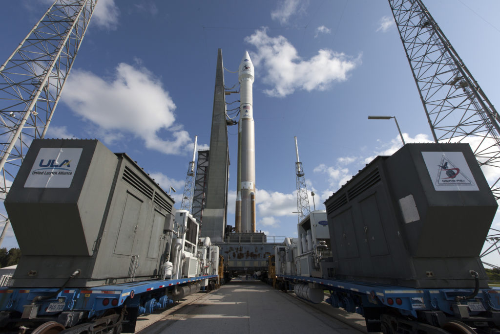 OSIRIS-REx rollout to the Pad 41 for the upcoming launch.