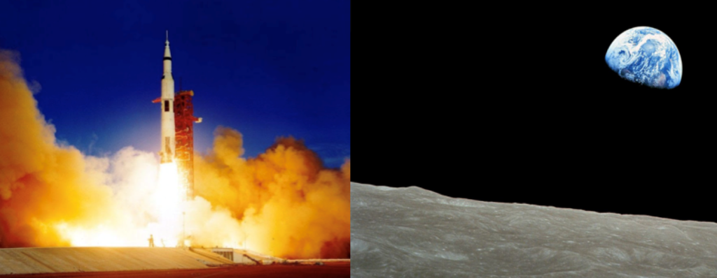 The Apollo 8 mission happened 50 years ago this holiday season. Image credits: NASA.