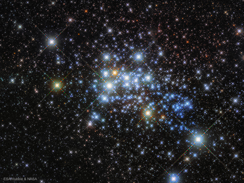 Hubble image of Westerlund 1