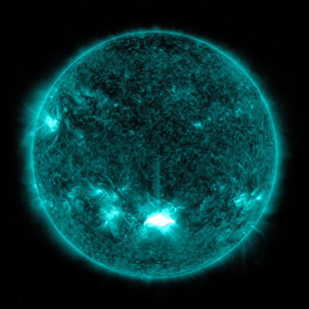 solar flares today nasa warning