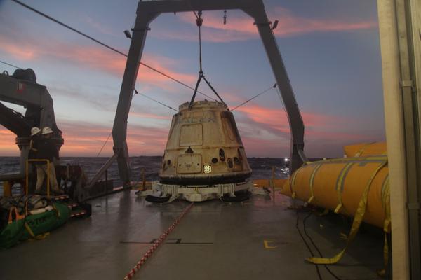 SpaceX Dragon Recovered