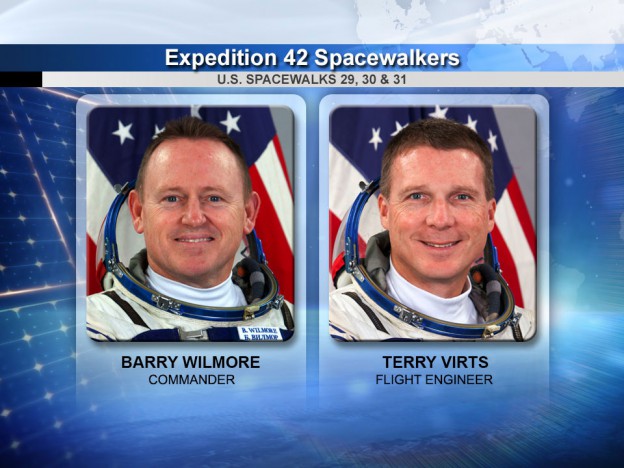 Virts, Wilmore Ready For Third Spacewalk in Eight Days