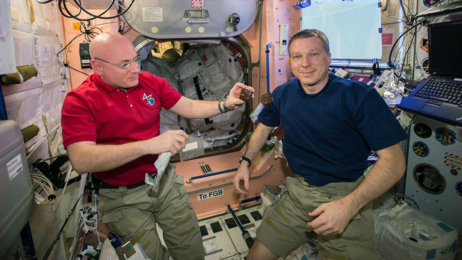 NASA Astronauts Scott Kelly and Terry Virts