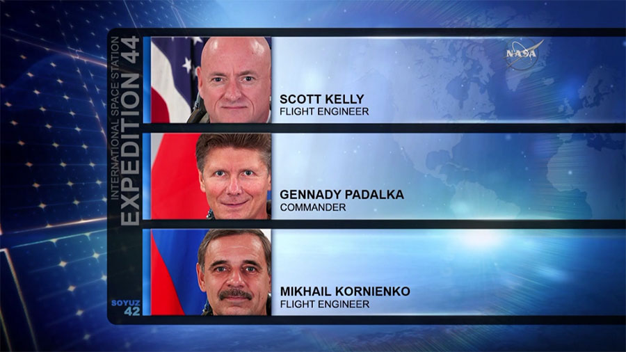 Expedition 44 crew members