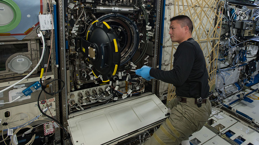 NASA astronaut Kjell Lindgre