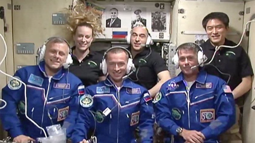 The Six-Member Expedition 49 Crew